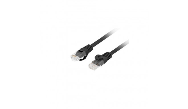 Patchcord cat.6 UTP LSZH CU 0.5m black fluke passed