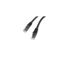 Patchcord cat.6 UTP LSZH CU 0.5m black fluke passed