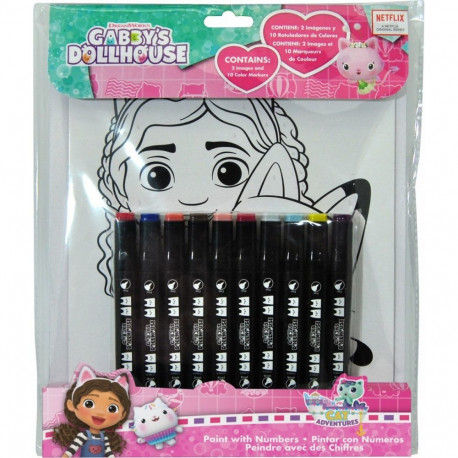Colourbook Gabby Dollhouse