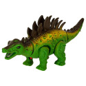 Kaugjuhitav dinosaurus RC Stegosaurus kõnnib süttib ja möirgab