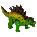 Kaugjuhitav dinosaurus RC Stegosaurus kõnnib süttib ja möirgab