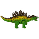 Kaugjuhitav dinosaurus RC Stegosaurus kõnnib süttib ja möirgab