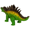 Kaugjuhitav dinosaurus RC Stegosaurus kõnnib süttib ja möirgab