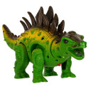 Kaugjuhitav dinosaurus RC Stegosaurus kõnnib süttib ja möirgab