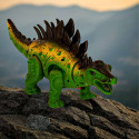 Kaugjuhitav dinosaurus RC Stegosaurus kõnnib süttib ja möirgab