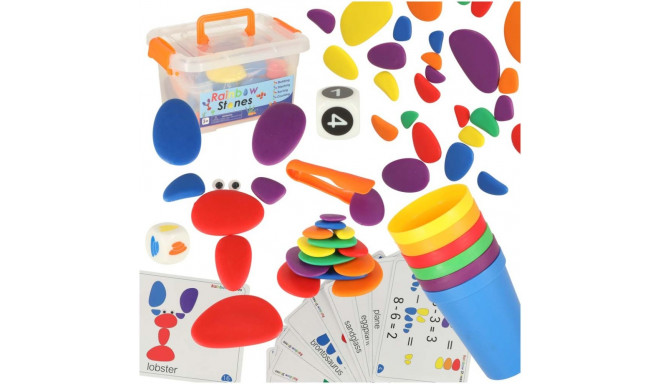Creative pebbles värviline montessori puzzle
