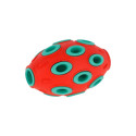 Dog Toy - KERBL Rugby ToyFastic 12cm Interactive Rubber Red/Green