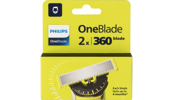 Philips Razor blade QP420/50 / OneBlade 360 Double pack Silver