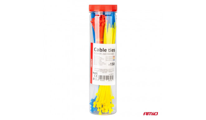 Värviliste sidumislintide komplekt 150 tk