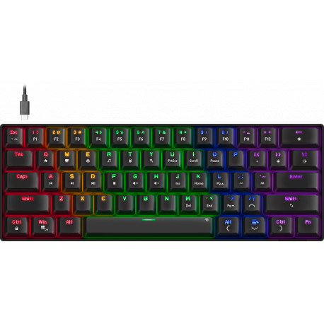 Speedlink keyboard Atmos RGB Rainbow US (SL-670015-BK-US)