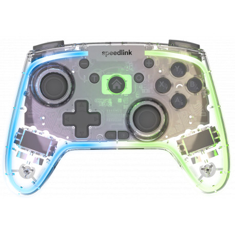 Speedlink wireless gamepad Rait NX RGB PC/Android/Switch, clear (SL-650115-CR)