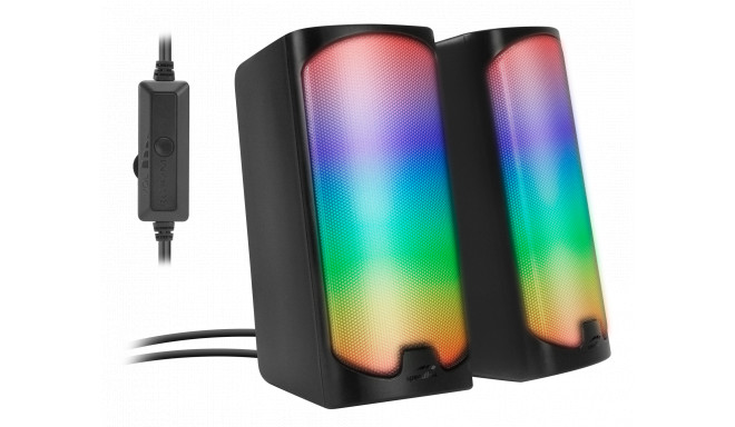 Speedlink speakers Tonos RGB, black (SL-810009-BK)