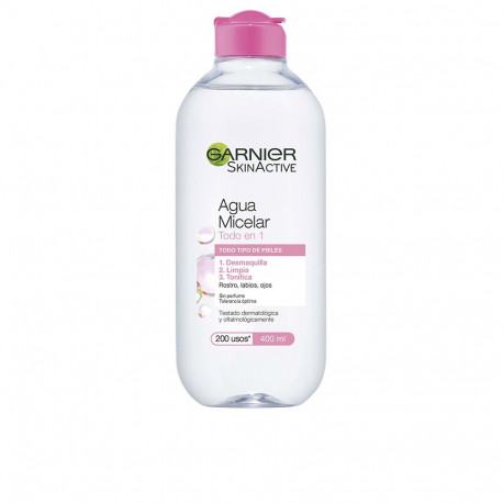 GARNIER SKINACTIVE agua micelar todo en 1 400 ml
