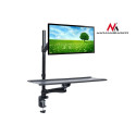 Maclean MC-681 monitori ja klaviatuuri hoidik seisva ja istuva töö jaoks