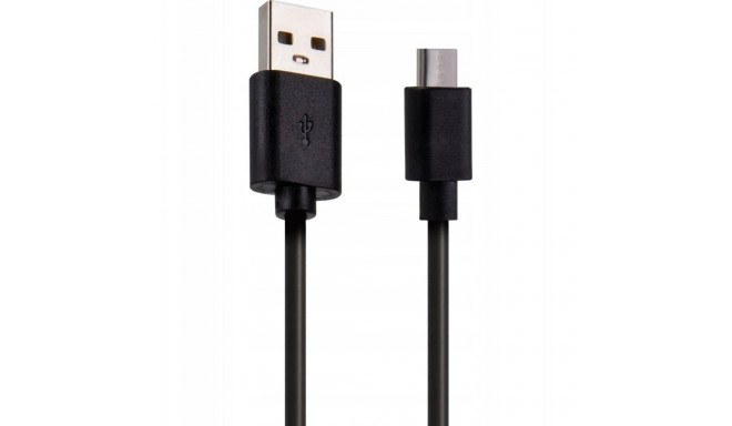 Setty USB - microUSB kaabel 1.0m 2A R, must
