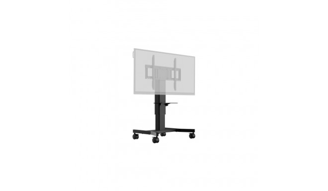 iiyama Single column electric floor lift on wheels with easy mount brackets and laptop shelf