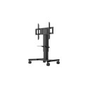 iiyama Single column electric floor lift on wheels with easy mount brackets and laptop shelf