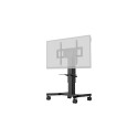 iiyama Single column electric floor lift on wheels with easy mount brackets and laptop shelf