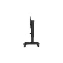 iiyama Single column electric floor lift on wheels with easy mount brackets and laptop shelf
