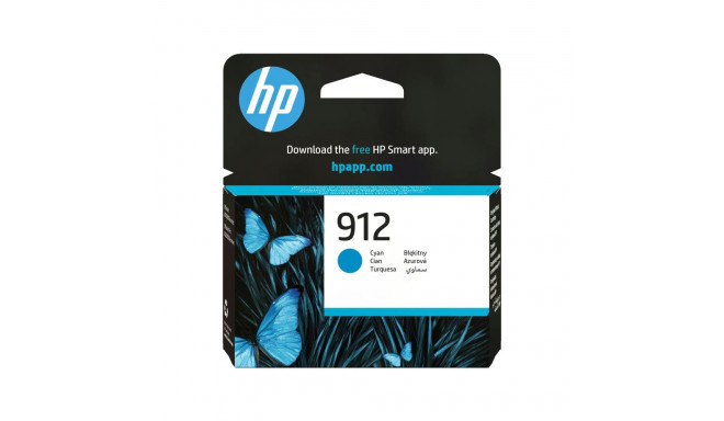 HP 912 Cyan Original Ink Cartridge (3YL77AE)
