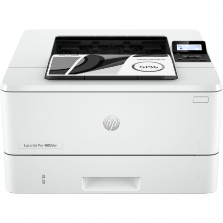 HP LaserJet Pro 4002dw Printer - A4 Mono Laser, Print, Automatic Document Feeder, Auto-Duplex, LAN, 