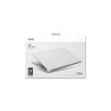 uniq claro raamatuümbris macbook pro 16" (2021) tuvi matt läbipaistev