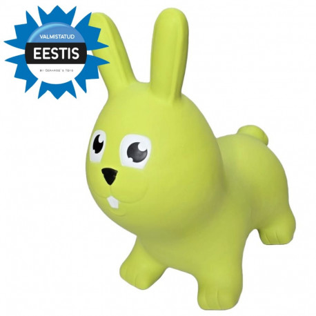 Gerardo's Toys Jumpy hüppeloom Jänes pakendis, roheline