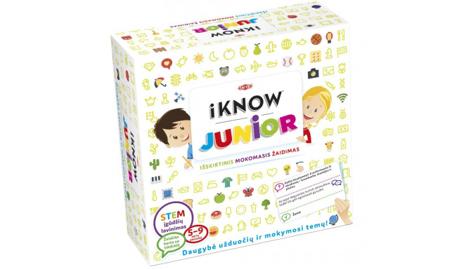 TACTIC Board game IKNOW Junior (In Lithuanian lang.)