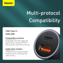 Baseus Golden Contactor Pro, USB + USB-C, QC4.0+, PD, SCP, 40W, hall