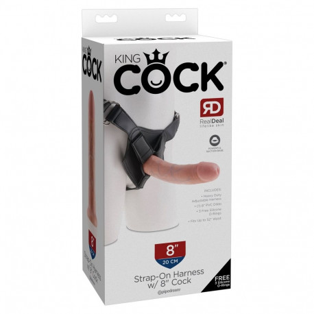 King Cock rihmadega dildo 20,3cm
