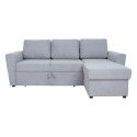 Corner sofa bed INGA grey