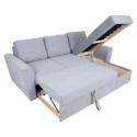 Corner sofa bed INGA grey