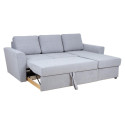 Corner sofa bed INGA grey