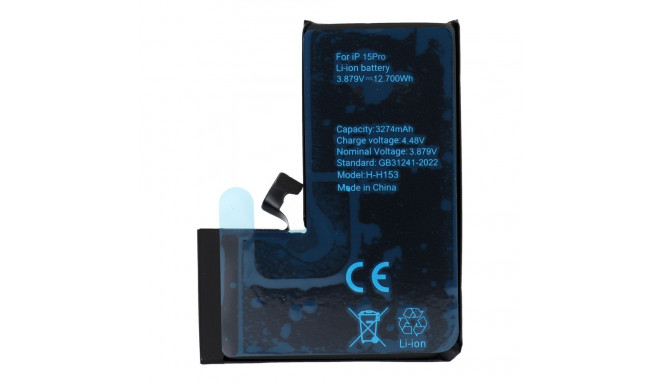 POLYMER BOX battery for IPHONE 15 Pro 3274 mAh