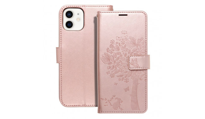 MEZZO Book case for IPHONE 12 / 12 PRO tree rose gold