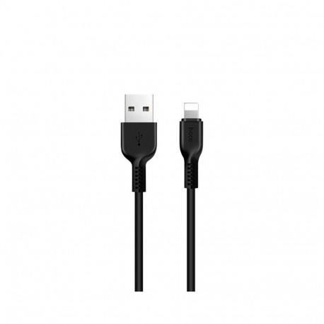 Cable USB A to Lightning Hoco 2,4A 1 m X20 black
