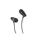 HOCO wire earphones Jack 3,5 mm with microphone M34 black