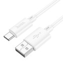 Cable USB A to USB C Hoco 3A 1 m X88 white