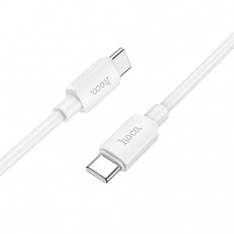 Cable USB C to USB C Hoco 3A 60W 1 m X96 white