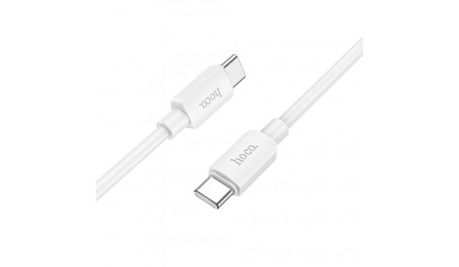 Cable USB C to USB C Hoco 3A 60W 1 m X96 white