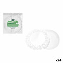 Set of Food Trays Algon Circular 25 cm 2 Pieces (24 Units)