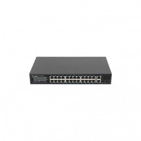 Lanberg Switch 24X 100MB DSP+/2X Combo Rack 19" 250W