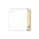 QNAP TS-462-4G NAS/andmesalvestusserver torn Intel® Celeron® N4505 4 GB DDR4 0 TB QNAP QTS valge