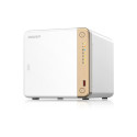 QNAP TS-462-4G NAS/andmesalvestusserver torn Intel® Celeron® N4505 4 GB DDR4 0 TB QNAP QTS valge