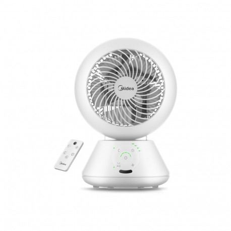 Midea Fan | MDF24JRW TurboForce | Table Fan | Number of speeds 5 | Oscillation | Remote control | Wh