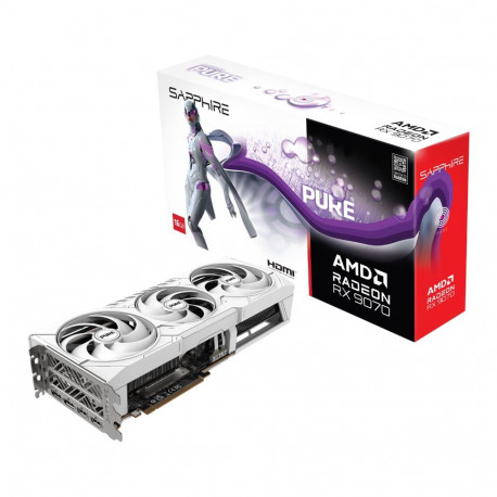 SAPPHIRE PURE AMD RADEON RX 9070 GAMING OC 16GB DUAL HDMI / DUAL DP