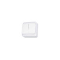 SWITCH WHITE 1-POLE 2-CIRCUITS
