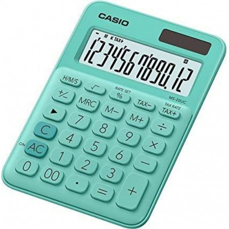 Kalkulaator Casio MS-20UC Roheline 2,3 x 10,5 x 14,95 cm (10 Ühikut)