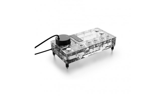 Alphacool Core Distro Plate 240 mm parempoolne VPP-ga, ARGB - akrüül