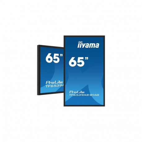 iiyama TF6539AS-B1AG Signage Display Kiosk design 163.8 cm (64.5") LED 435 cd/m² 4K Ultra HD Bl